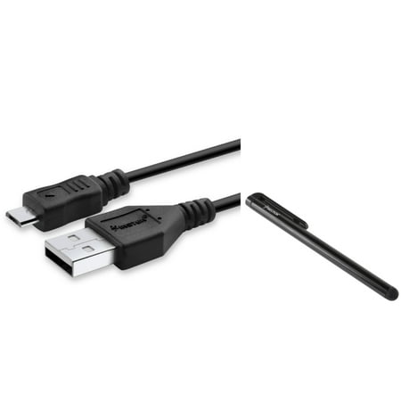 Insten Hi-Speed USB 2.0 PC Cord Cable for Amazon Kindle Fire 7" 8.9 inch 2012 2013 Version Tablet+Stylus