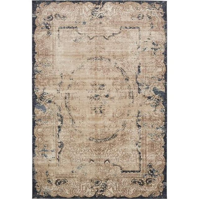 Unique Loom 3136076 10 ft. x 14 ft. 5 in. Chateau Adams Rectangular Rug, Beige