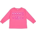 thumbnail image 3 of Inktastic Papa's Girl Girls Long Sleeve Toddler T-Shirt, 3 of 5