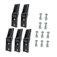 thumbnail image 4 of Rongfmy 5x Mini Excavator Bucket Teeth Accessory Professional Easy to Install Grass Rake Tilt Bucket Steel Hardware Ripper Attachment 10T, 4 of 9