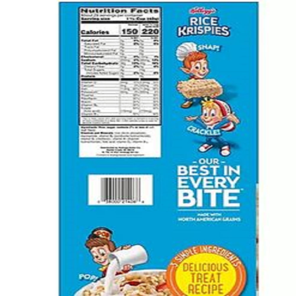 Kellogg's Rice Krispies Breakfast Cereal, 42 oz.