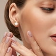 thumbnail image 3 of Everly Women's Opal and Topaz Yellow Gold Plated Earrings, 3 of 6