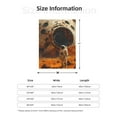 thumbnail image 5 of Fuzoiu Astronaut Exploring Mars Print Flannel Throw Blanket,Light Weight Warm Decorative,Throw Blanket Cover for Sofa, Couch, Bedroom,Travel-40"x30", 5 of 6
