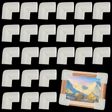MODANU 24 Pcs Cushioning Foam Conner, Protection Corners, Shipping Foam Corner Protectors for Moving Supplies Edge Shipping Packaging Protection, White