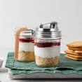 thumbnail image 4 of unbranded Mason Jar Lid Spout Mason Jar Lid Jar Protective Cover Mason Jar Cover Replacement Kitchen Mason Jar Drinking Cover Wide Mouth Mason Jar Drinking Lid Mason Jar Cover, 4 of 8