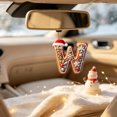 thumbnail image 3 of 26 Letters Christmas Tree Hanging Ornaments, Personalized Pendants for Holiday Decor, 3 of 7