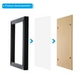 thumbnail image 3 of Unique Bargains 6 x 8 inch Wooden Photo Stands, 4 Pcs Picture Display Frame, Black, 3 of 5