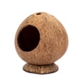 thumbnail image 2 of Methold Juguete de escondite pequeño para mascotas, nido de casa de hámster de coco para mascotas único y apto para terrarios, ideal para Hábitats y jaulas para animales pequeños, 2 of 6