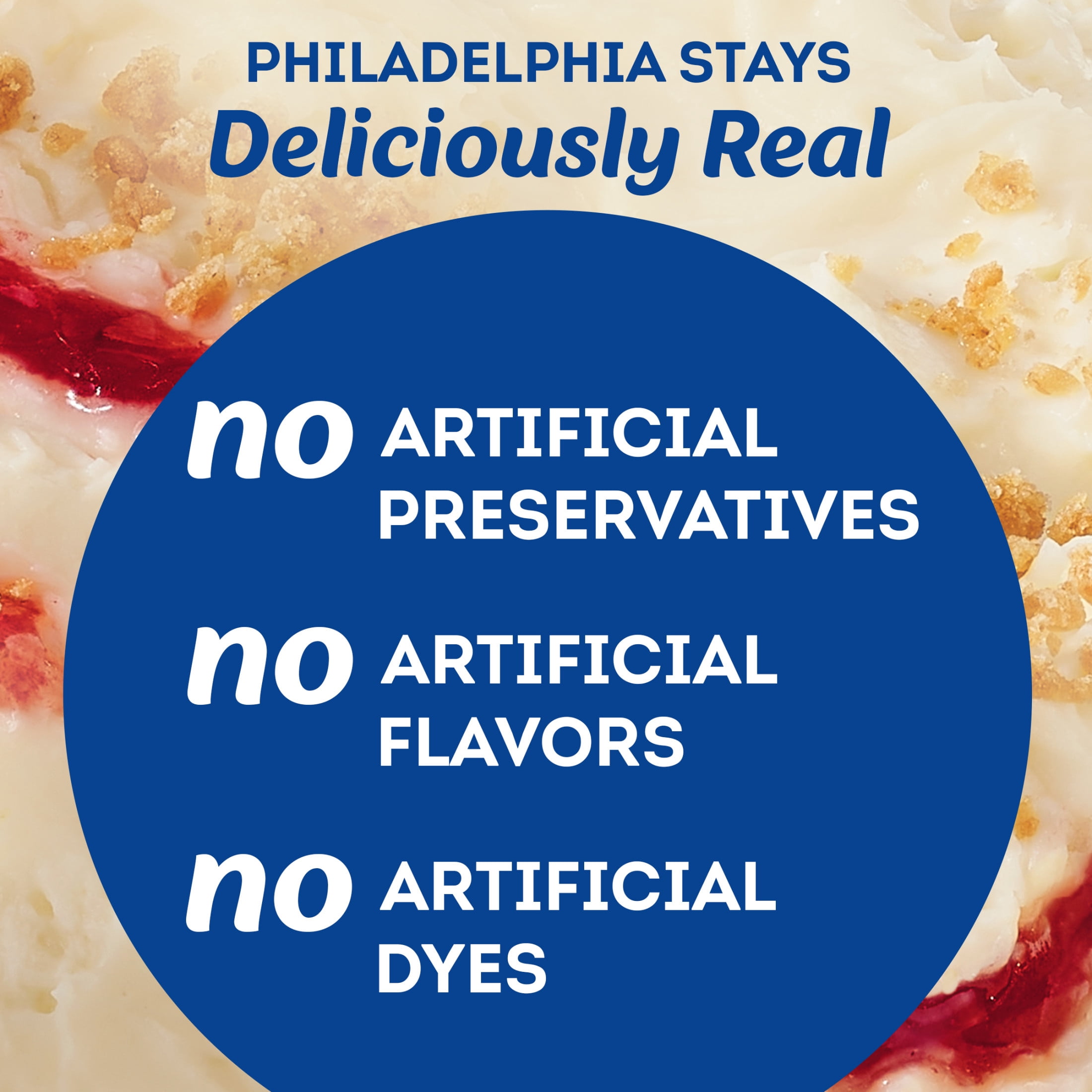 Philadelphia Cheesecake Crumble Dessert, 2 Pack, for Easy Desserts and On-the-Go Snacking, Strawberry, No Artificial Preservatives, Flavors or Dyes, 6.6 oz