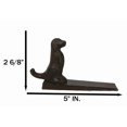 thumbnail image 2 of Rustic Cast Iron Whimsical Canine Cocker Spaniel Dog Door Stop Stopper Wedge, 2 of 9
