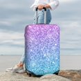 thumbnail image 7 of Fuzoiu Multicolor Glitter Print Suitcase Cover,Washable Luggage Covers for Suitcase,Elastic Luggage Protector Cover,Scratch Resistant Travel Suitcase Covers-X-Large, 7 of 7