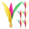 thumbnail image 1 of SHISUYAN 6pcs Long Hair Shuttlecock With High Elastic Rubber Head For Outdoor Fun Replacement Birdies Shuttlecocks For Children Adults, 1 of 9