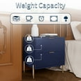thumbnail image 5 of Boyel Living Blue 2 Drawers Nightstand, Bedside Table with Storage for Bedroom, Living Room, 5 of 6