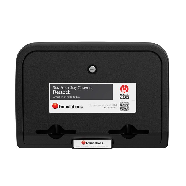 Elements Distributeur Jetable de Doublure pour Poste à Langer, Noir