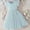 Blue, variant on WOYY Girls Stylish Sequin Princess Dress Flutter Sleeves Birthday Party Dress, Sizes 3-10