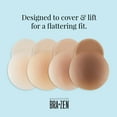 thumbnail image 3 of Positively BRA+ZEN Reusable 100% Silicone Breast Stick-on Adhesive Nipple Cover Pasties with Lift Tab, 3 of 6