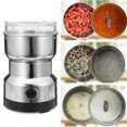 thumbnail image 1 of 220V Electric Coffee Grinder Flax Seed Nut Pepper Spices Grinder Stainless Steel Blender, 1 of 4
