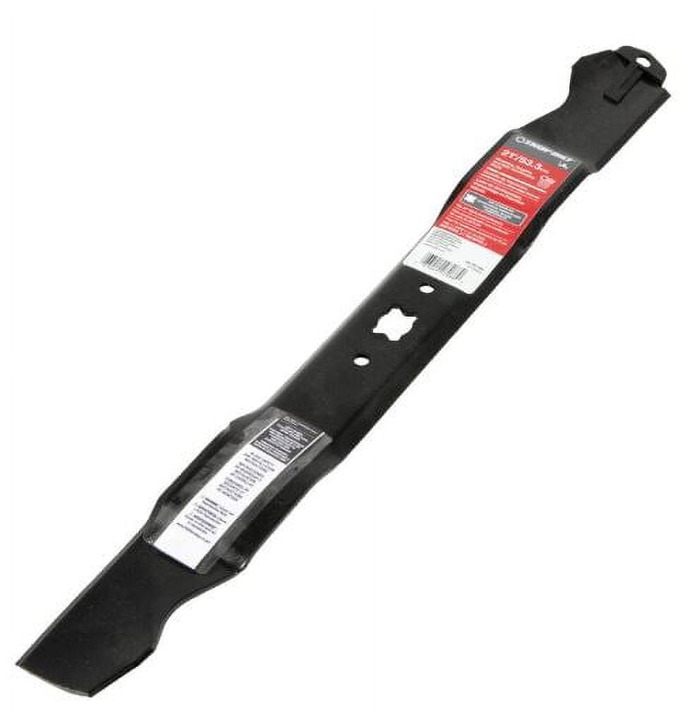 Troy-Bilt 490-100-Y084 21 in. 3-in-1 Mulching Blade for Walk-Behind Mowers, Bow-Tie Center Hole, 1 Count