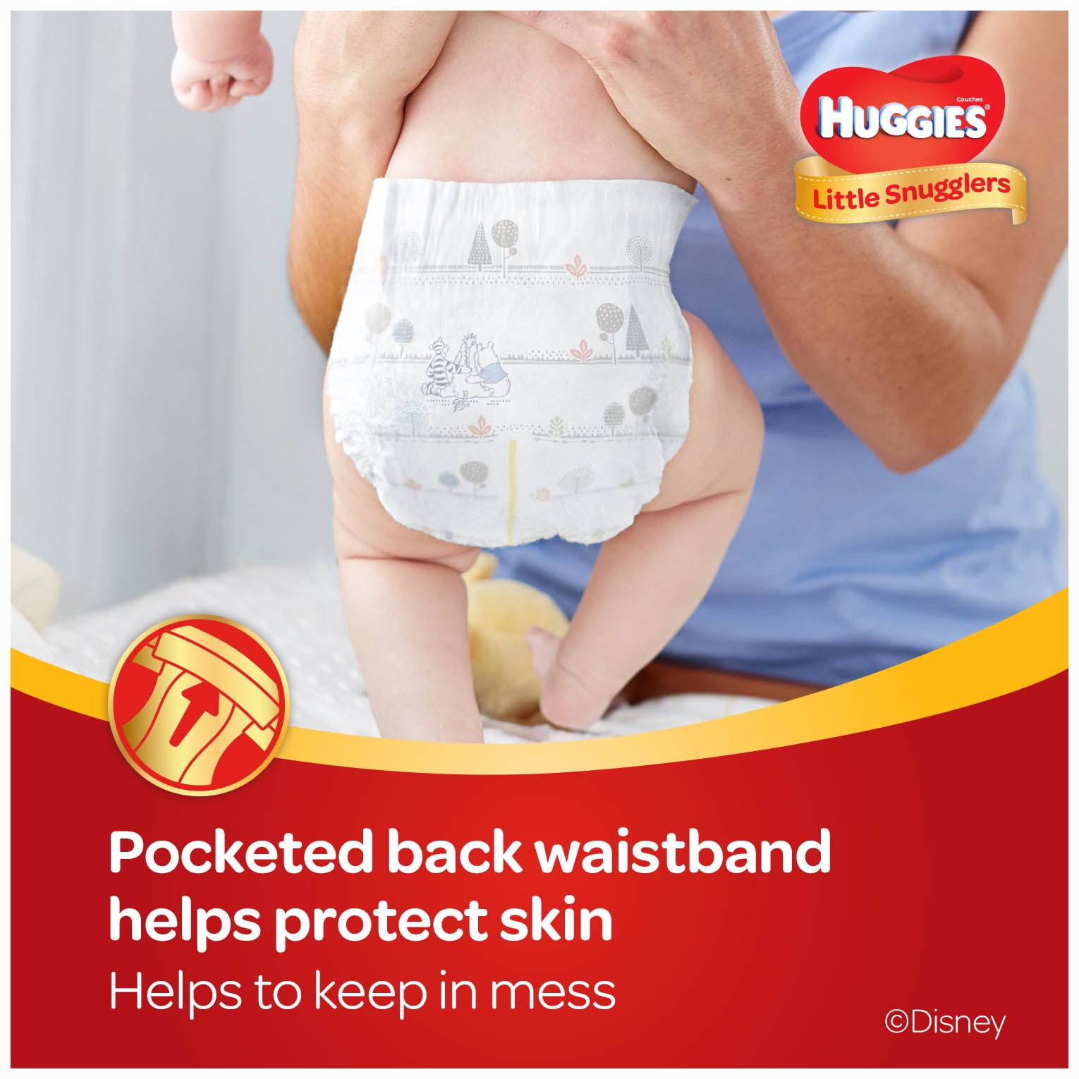 HUGGIES Little Snugglers Diapers Size 1, 168 Diapers