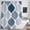 Blue, variant on Blue and Grey Shower Curtain for Bathroom, Light Blue White Dark Gray Navy Bohemian Chic Geometric Pattern Fabric Shower Curtains Set, Modern Paisley Restroom Decor Accessories with Hooks 60x72inches