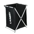 thumbnail image 6 of Laundry Basket Laundry Hamper Dirty Clothes Hamper Large Laundry Storage Hamper for Home 15''X15''X22" Folding, 6 of 19