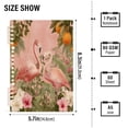 thumbnail image 2 of A5 Spiral Notebook 60 Sheets Diary Removable & Adjustable Wire Binding Journey Note 80g Paper Flamingos in Tropical Garden 1PCS, 2 of 7