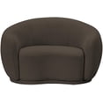 thumbnail image 4 of Meridian Furniture Hyde Brown Boucle Fabric Chair, 4 of 27