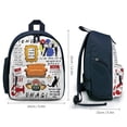 thumbnail image 2 of 12In Friends TV Show Backpack Small Travel Backpacks Lightweight Sports Daypack, 2 of 6