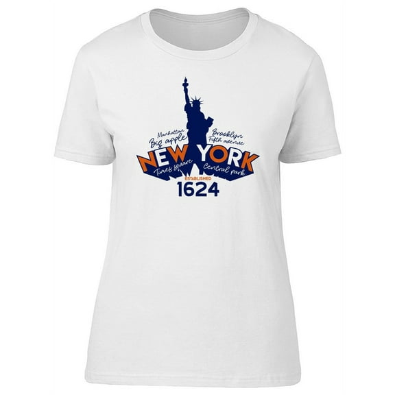 New York Established 24 T-Shirt Women -Image by Shutterstock, Female Medium