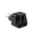 thumbnail image 1 of Swiss Embedded Conversion Swiss to Universal Socket Travel Adapter Black, 1 of 7