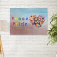 thumbnail image 2 of Peace Love Pride Manx with Rainbow Sunglasses LGBT LGBTQ+ Horizontal Matte Canvas Poster Cat Lover Kitten Owner Gifts Wall Art Home Decor - 01004, 2 of 5