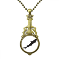 thumbnail image 1 of Racionalizar el tiburon feroz silueta Collar Guitarra Antigua Joyería Música Colgantes Unbranded  M, 1 of 3