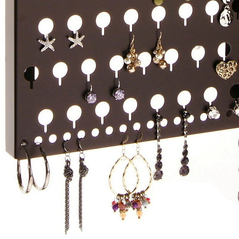 Dangle Stud Earring Holder Organizer Wall Mount Jewelry Storage Rack,  Michelle