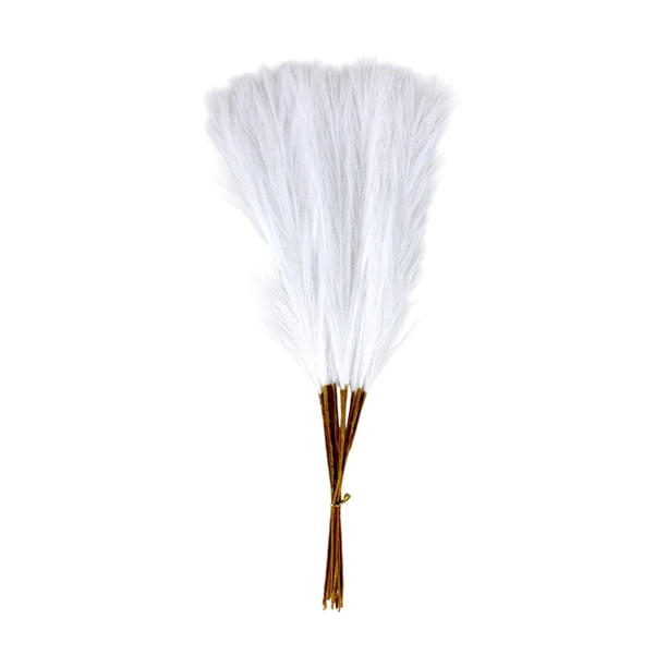 Fake Pampas Grass Pampas Grass Imitation Pompas Terciopelo Flor Artificial Decoración Gótica Adecuada para Festivales, Bodas, Fiestas de Cumpleaños Decoración Moderna de Interiores