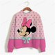 thumbnail image 1 of Disney Mickey Mouse Mickey Minnie 3D Cute Kawaii Sweatshirt Sweatshirt Women's Round Neck Long Sleeve Women's Korean Sweater Y2KAdult-3XL Gao Jinjia LED, 1 of 2