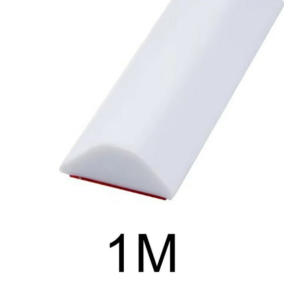 Waterproof Strip for Wet Room Floor 100Cm Silicone Water Retaining Trim White