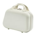 thumbnail image 2 of Bolsa de maquillaje de viaje, neceser portátil para artículos esenciales Blanco, 2 of 9