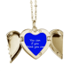 thumbnail image 1 of Puedes si crees que puedes Collar colgante en forma de melocotón con alas Unbranded M, 1 of 3