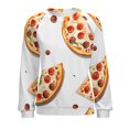 thumbnail image 7 of Fun Pizza Mom Sweatshirt For Women Long Sleeve Pullover, 7 of 7
