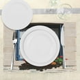 thumbnail image 3 of Ambesonne Urban Place Mats Set of 4, Mediterranean Window, Standard Size, Blue Grey, 3 of 6