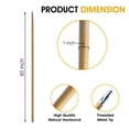 thumbnail image 5 of Nanoskin Professional Long-Reach 60-Inch Hardwood Handle with Universal Threaded Die-Cast Tip for Professional Cleaning, Auto Detailing, Industrial Use - Compatible with 85-671 & 85-673 Brush Heads, 5 of 5