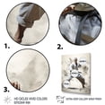 thumbnail image 3 of Designart "Serenity in Action The Martial Artistry I" Portrait Floater Framed Canvas Wall Art, 3 of 7