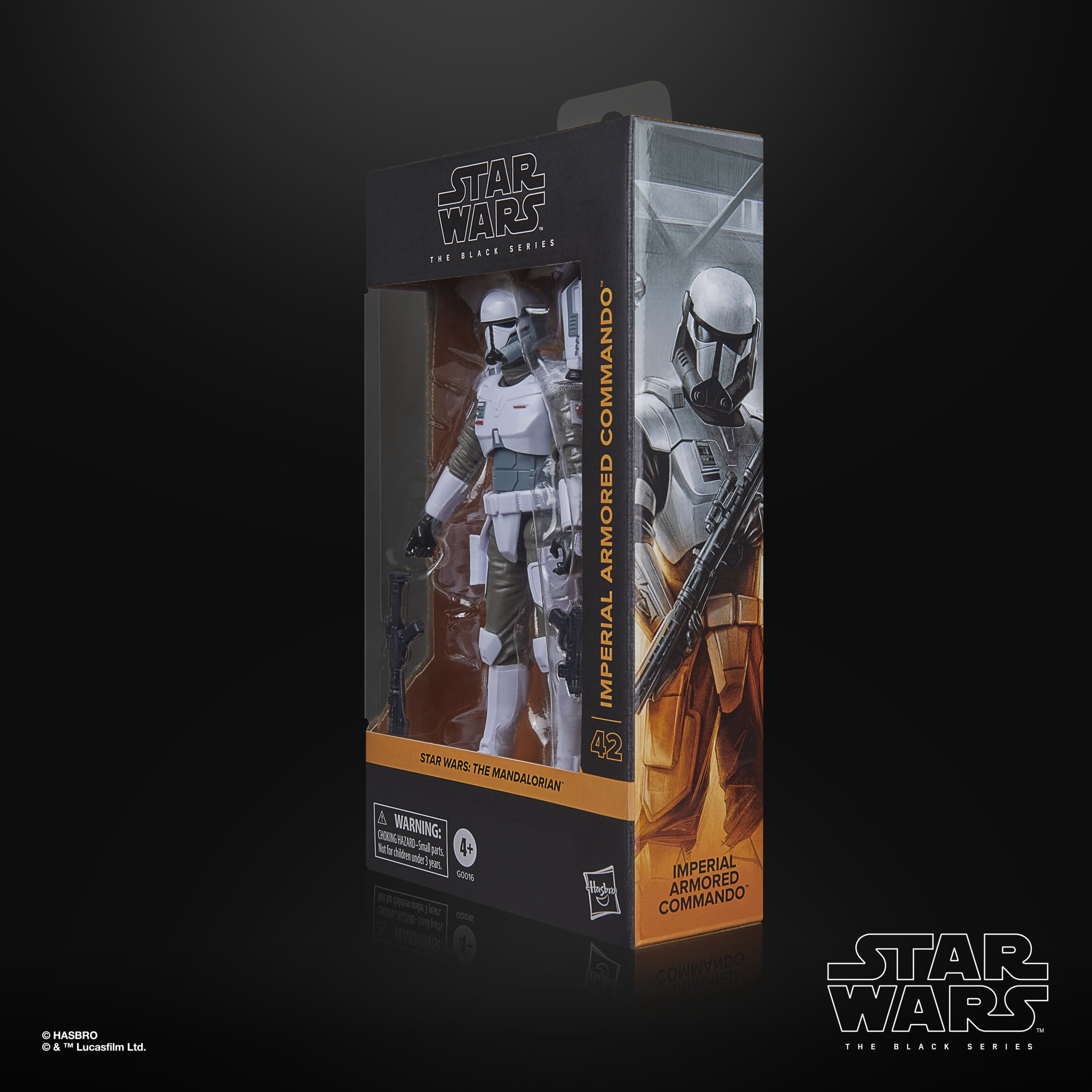 Star Wars The Black Series Imperial Armored Commando Collectible Action Figure (6”)