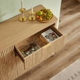 thumbnail image 6 of 6 Drawers Dresser, 55" Wide Chest of Drawers, Modern Fluted Closet Organizers and Storage, Wood Double Closet Dresser Suitable for Bedroom,Living Room, 6 of 8