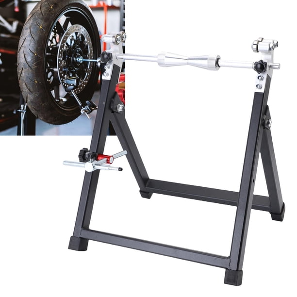 Balancoador de Neumilaros Rim, Conos de Centrado Ajustables Fáciles de USAR Balancero de Rueda de Motocicleta Pista de Trado Plegable Para Bicicleta de Tierra Deportiva