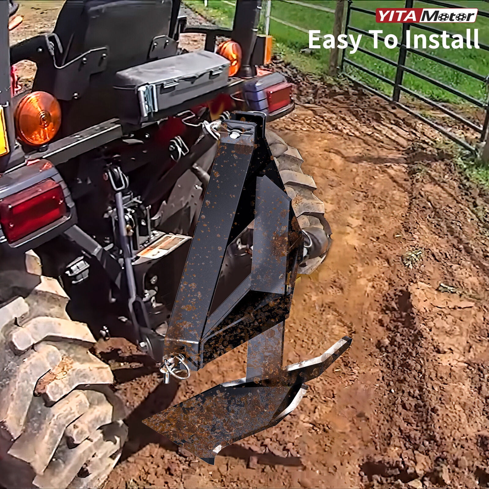RVNI Tractors Middle Buster for Category 1 Cat 1 3 Point 3 Pt Quick Hitch Tractors