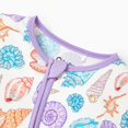thumbnail image 5 of PatPat Baby Girl Pajamas Viscose from Bamboo 2-Way Zip Fold-Over Foot Cuffs Baby Sleepers, 5 of 10