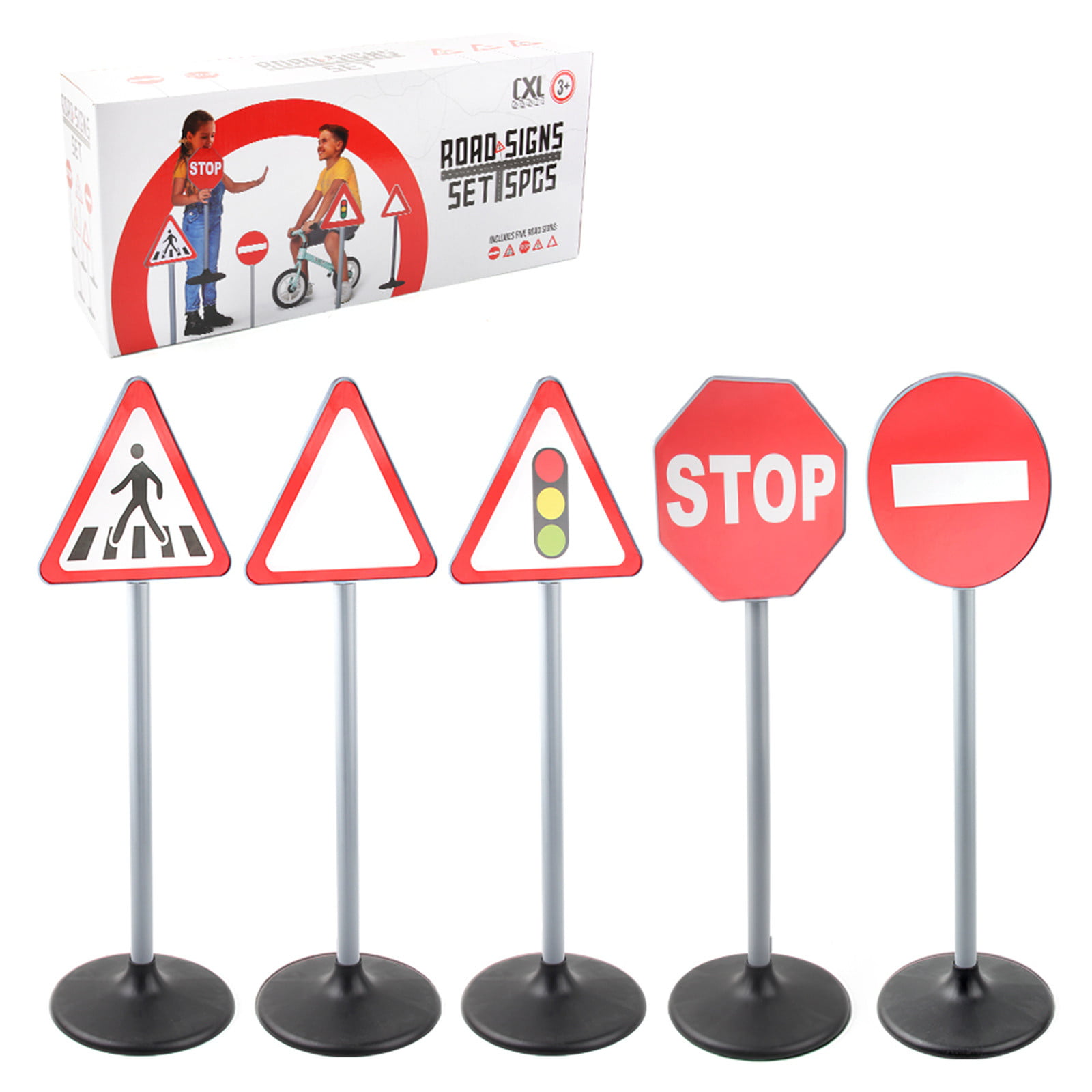 Details about   28 Pcs Car Toy Accessories Traffic Road Signs Kids Children Play Learn Toy Game 