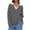 Black, variant on Oplxuo Womens Striped Color Block Oversized Sweatshirts Loose Fit Collar V Neck Long Sleeve Pullover Tops Fall Tunic T-Shirts