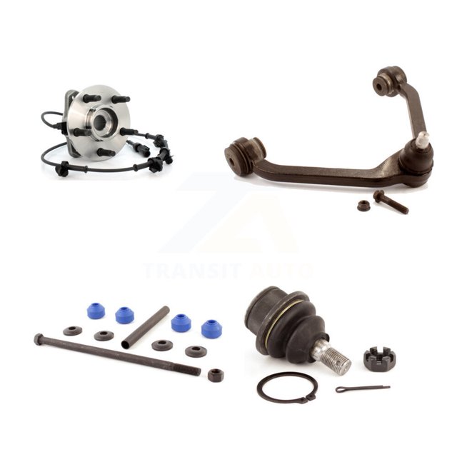 Transit Auto Ensemble de Roulement de Moyeu avant Droit, Bras de Commande Inférieur à Rotule avec Barre Stabilisatrice et Kit de Liaison pour Voiture Ford Ranger Mazda B4000 B3000 K7T-104578